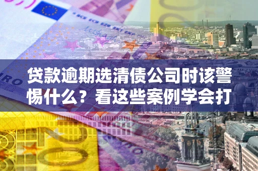 武汉贷款逾期选清债公司时该警惕什么？看这些案例学会打翻身仗