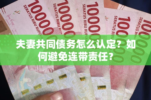 武汉夫妻共同债务怎么认定？如何避免连带责任？