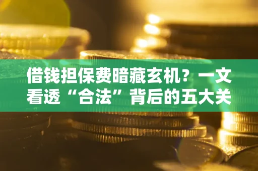 武汉借钱担保费暗藏玄机？一文看透“合法”背后的五大关键陷阱
