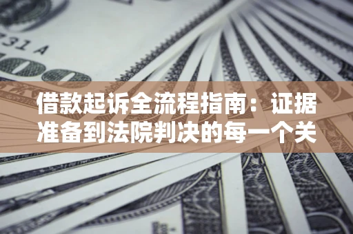 武汉借款起诉全流程指南：证据准备到法院判决的每一个关键步骤