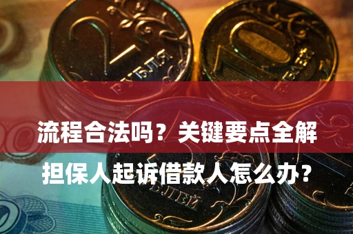 武汉

担保人起诉借款人怎么办？流程合法吗？关键要点全解析