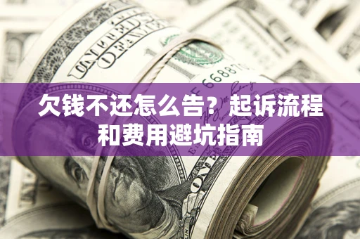 武汉欠钱不还怎么告?起诉流程和费用避坑指南 武汉欠钱不还怎么告?起诉流程和费用避坑指南