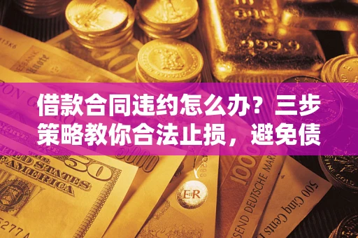 武汉借款合同违约怎么办？三步策略教你合法止损，避免债务危机升级
