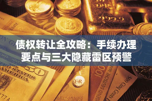 武汉债权转让全攻略：手续办理要点与三大隐藏雷区预警