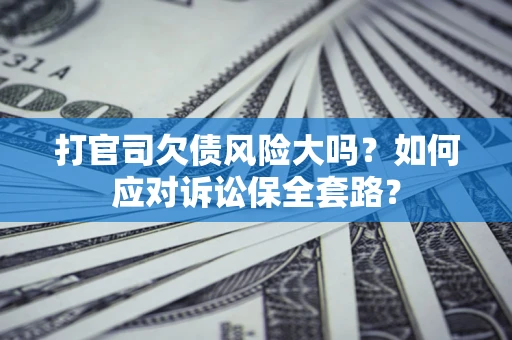 武汉打官司欠债风险大吗？如何应对诉讼保全套路？